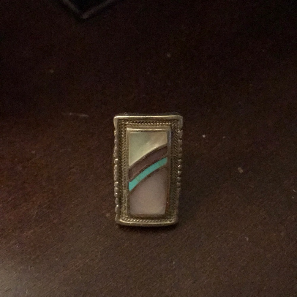 Sterling Silver Large Ring Size 8
